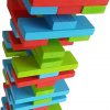Drewniana wieża Jenga- gra zręcznościowa (kolorowa) - obrazek 2