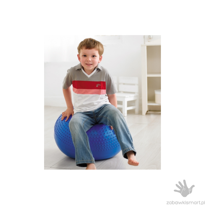 Piłka gładka/ z kolcami 40 cm- Weplay - obrazek 2
