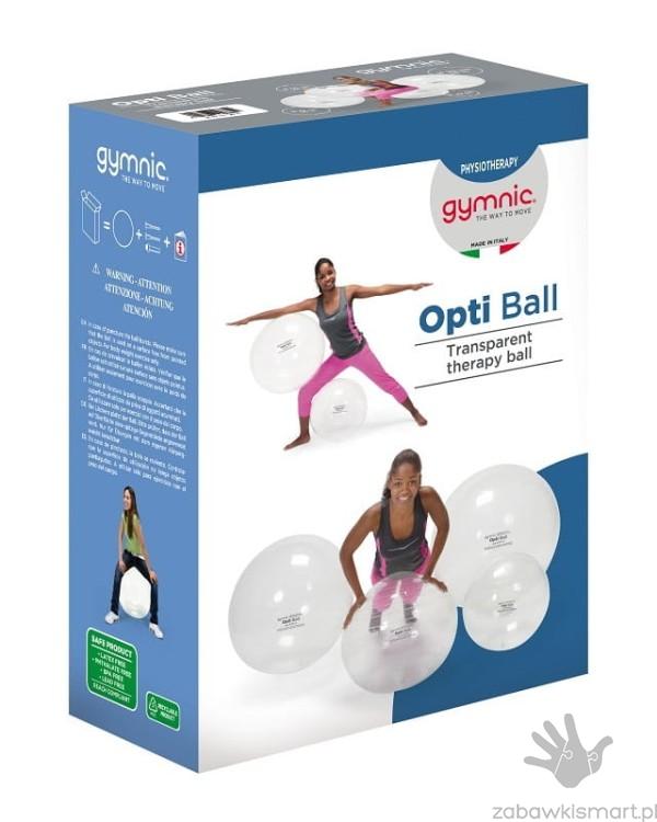 Piłka przezroczysta Optiball Gymnic 95 cm - obrazek 3