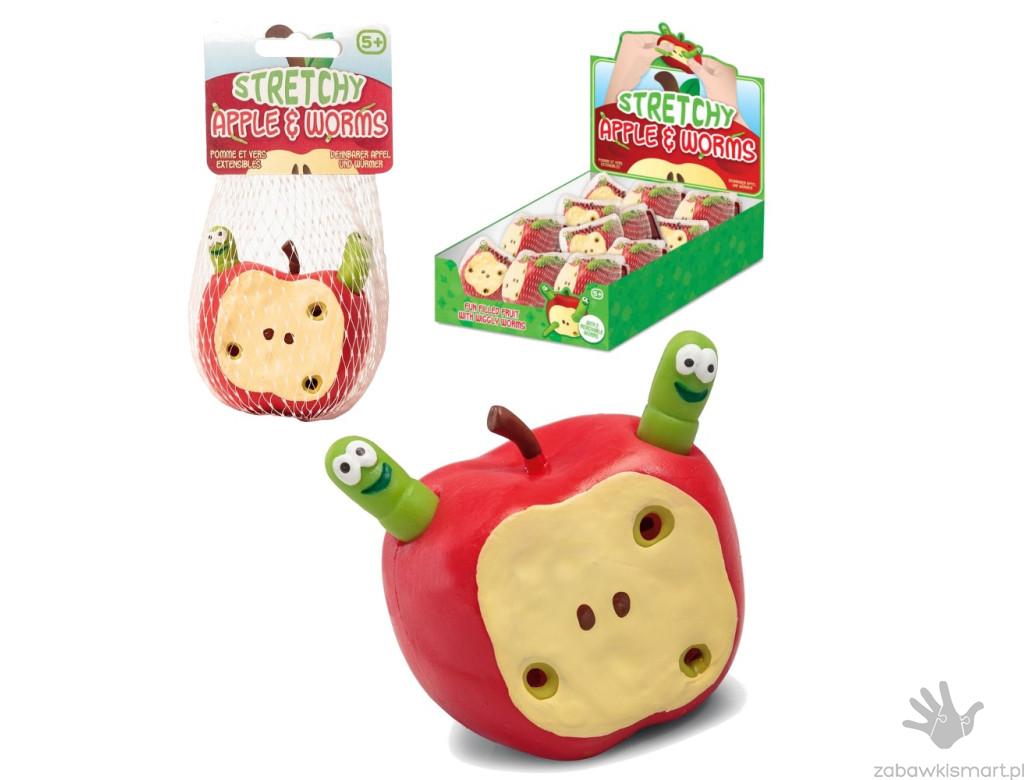 Rozciągliwe jabłko z robaczkami- OneForFun - obrazek 2