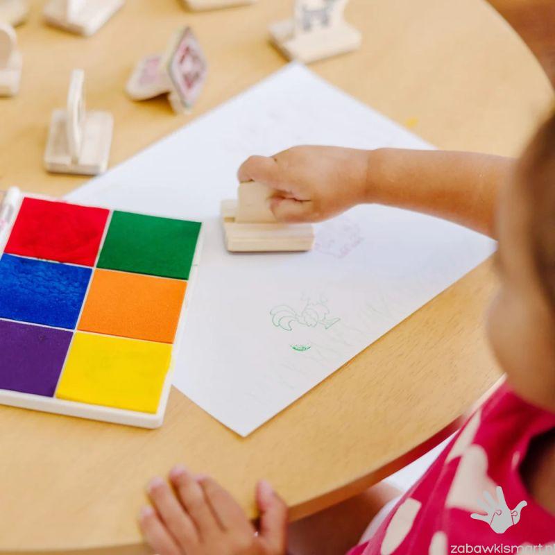 Tusze zmywalne Melissa & Doug- zestaw 6 kolorów - obrazek 5