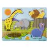 Puzzle dotykowe Melissa & Doug- Dotknij i poczuj "ZOO"