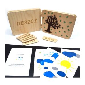 Dotykowa pogoda- książeczka dydaktyczno/terapeutyczna