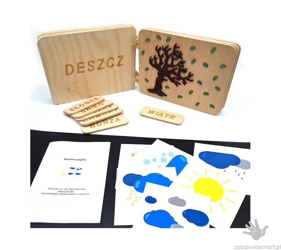 Dotykowa pogoda- książeczka dydaktyczno/terapeutyczna