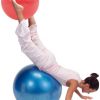 Piłka gimnastyczna PLUS ABS 55 cm- Gymnic (czerwona) - obrazek 2