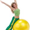 Piłka gimnastyczna PLUS ABS 55 cm- Gymnic (czerwona) - obrazek 4