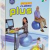 Piłka gimnastyczna PLUS ABS 55 cm- Gymnic (czerwona) - obrazek 5