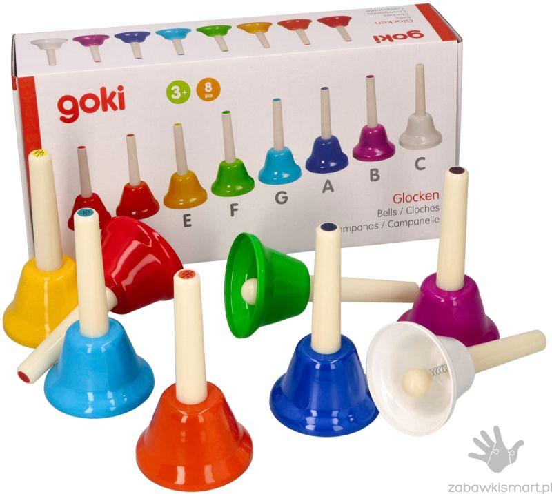 Dzwonki ToysPure/Goki- zestaw 8 szt.