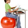Piłka do siedzenia SitnGym- Gymnic Ø 55 cm (czerwona) - obrazek 2