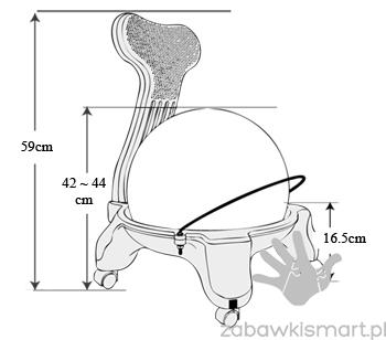 Krzesło z piłką Weplay- małe - obrazek 6