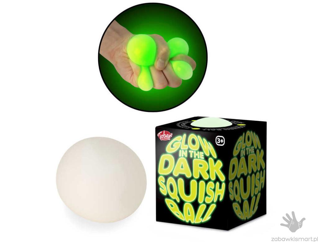 Świecąca piłeczka antystresowa- GLOW IN THE DARK NEEDOH - obrazek 3