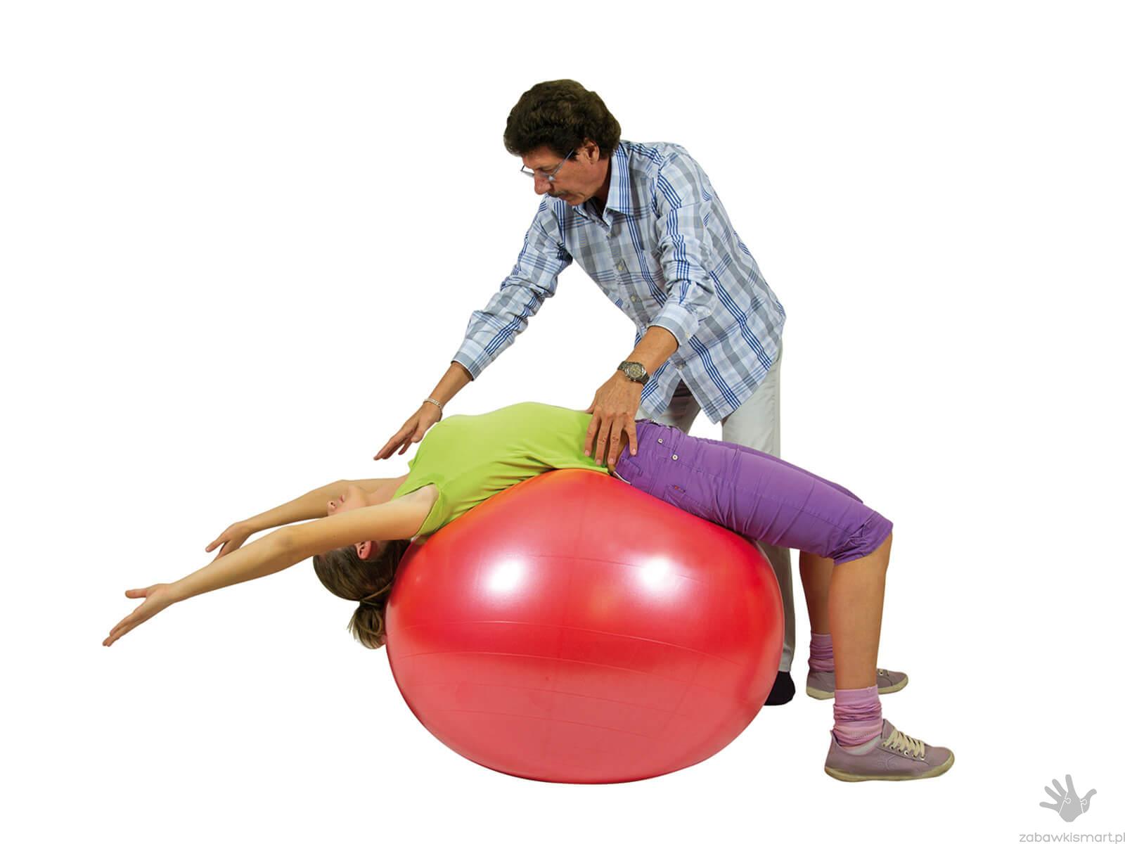 Piłka do rehabilitacji Body Ball- 75 cm (czerwona)