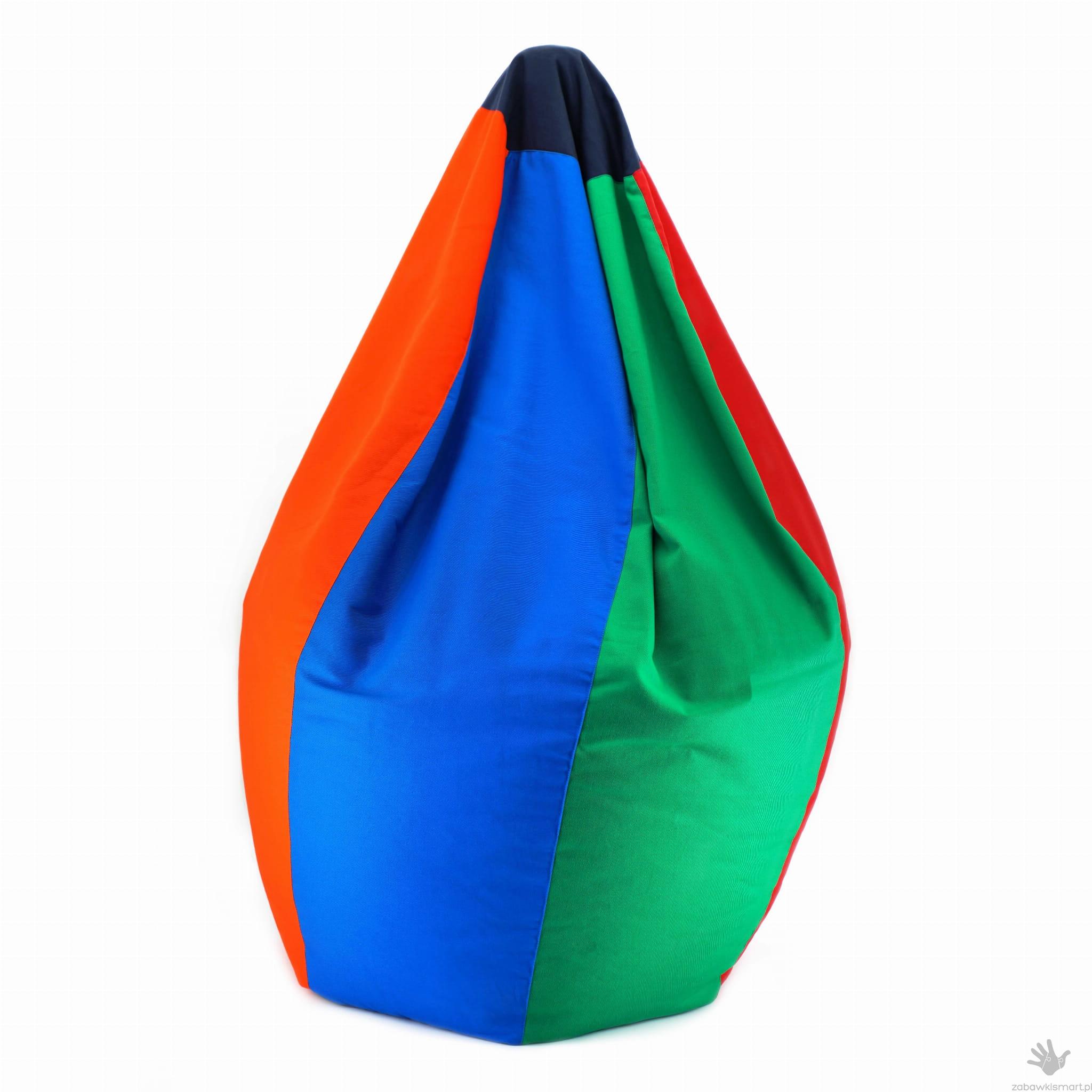 Gruszka sensoryczna- pufa z bawełny (120x60 cm) - obrazek 3