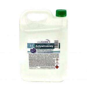 Płyn do dezynfekcji antywirusowy alkoholowy 70% vol- 5 l
