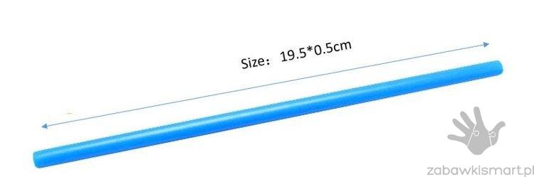 Klocki konstrukcyjne przestrzenne (AKS)- elastyczne słomki z łącznikami (300 szt) XL - obrazek 5