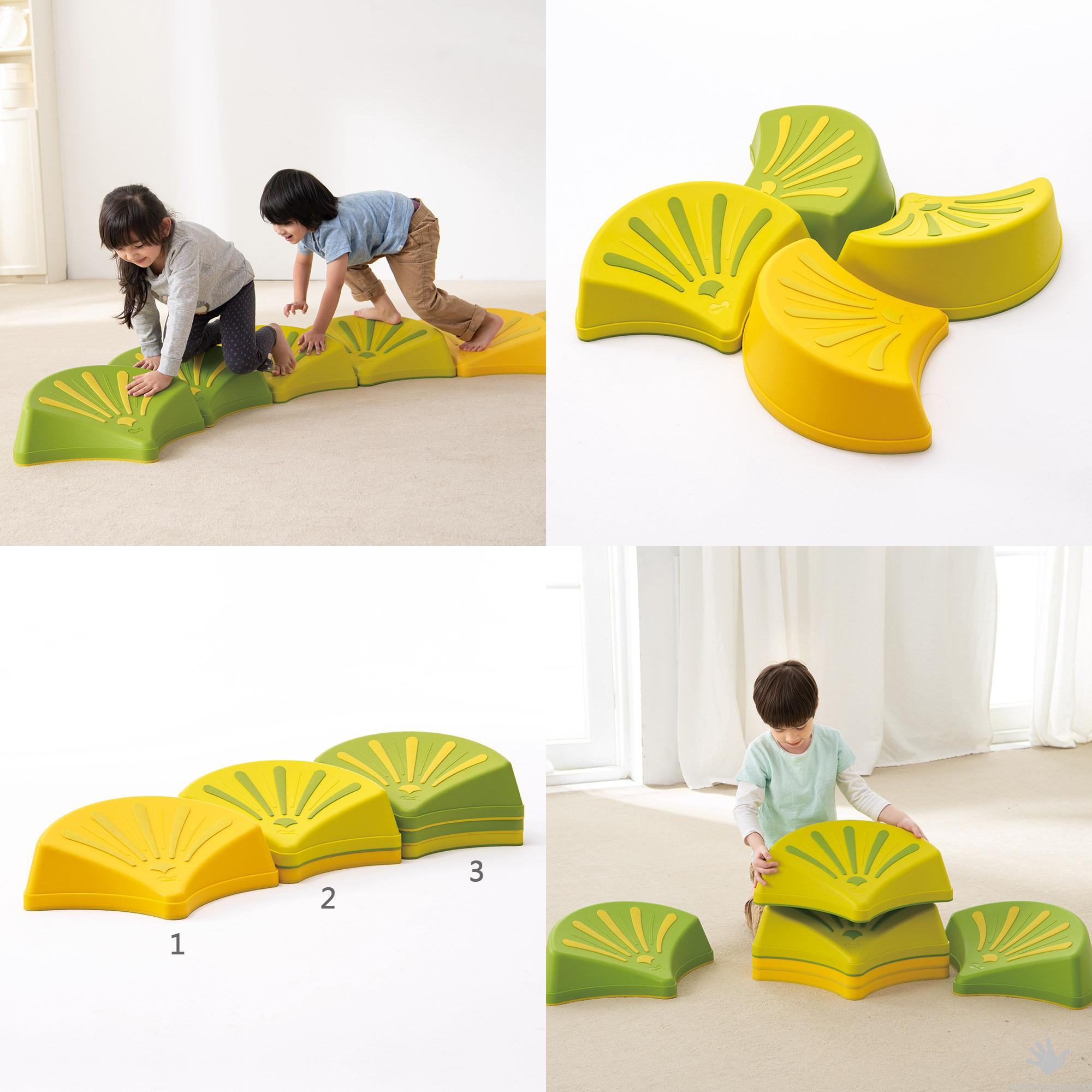 Pochyłe kamienie sensoryczne Weplay- 6 szt. - obrazek 3