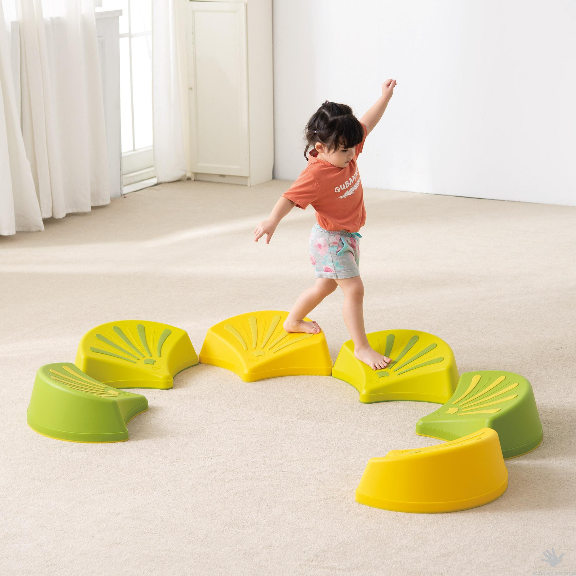 Pochyłe kamienie sensoryczne Weplay- 6 szt. - obrazek 8