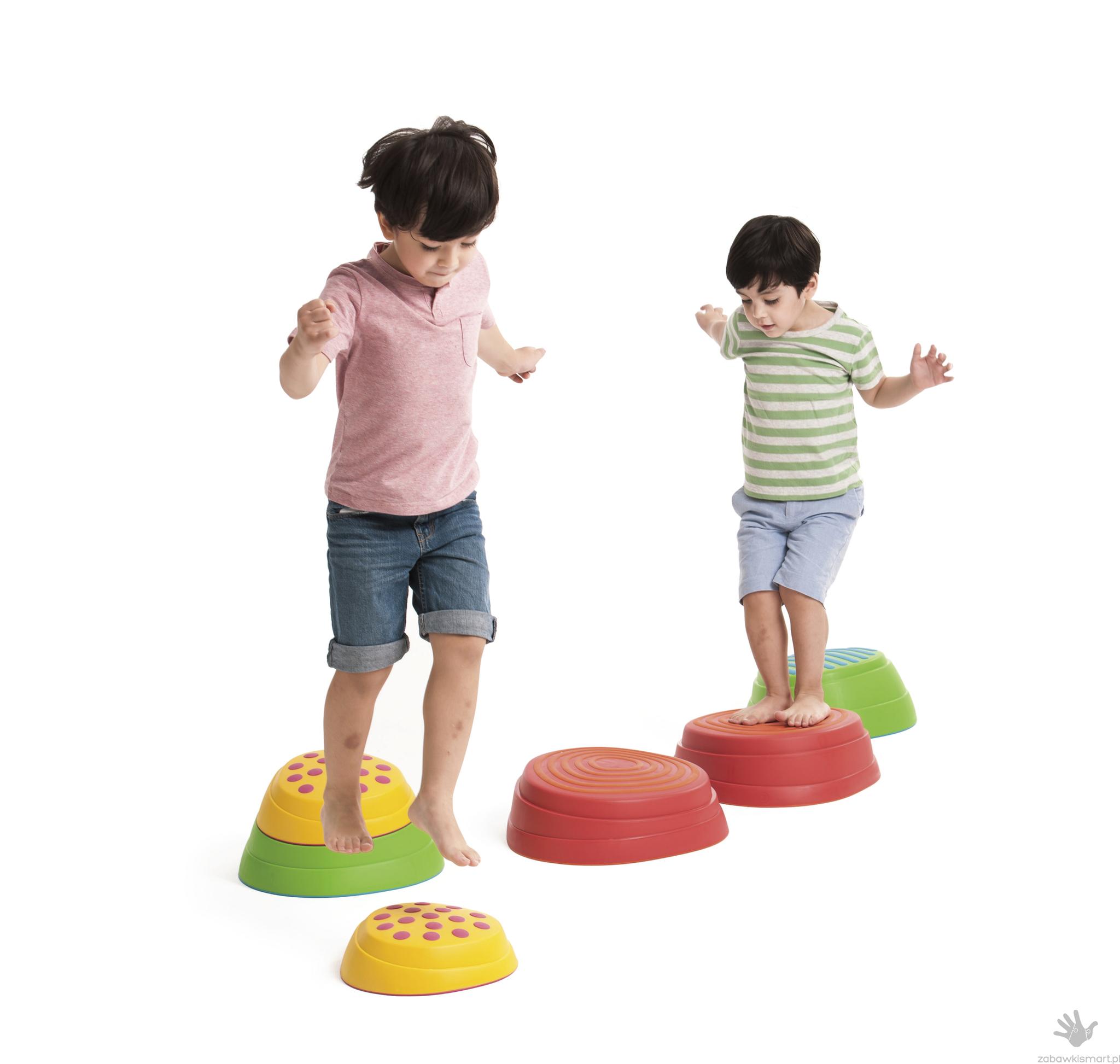 Tęczowe kamienie sensoryczne Weplay- zestaw 6 szt. - obrazek 5