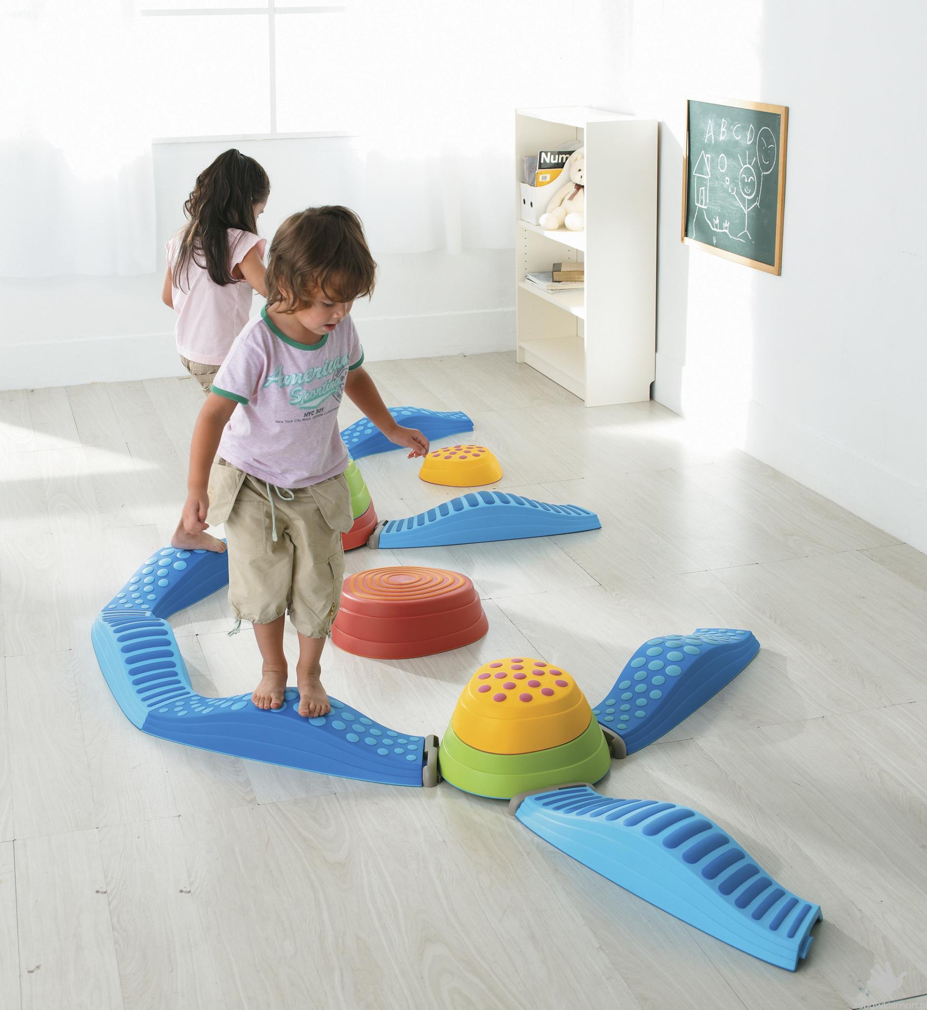 Duża rzeka z kamieniami- ścieżka sensoryczna Weplay XXL - obrazek 2