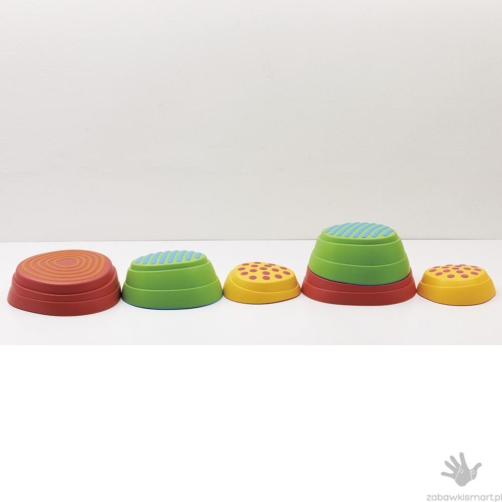 Tęczowe kamienie sensoryczne Weplay- zestaw 6 szt. - obrazek 7