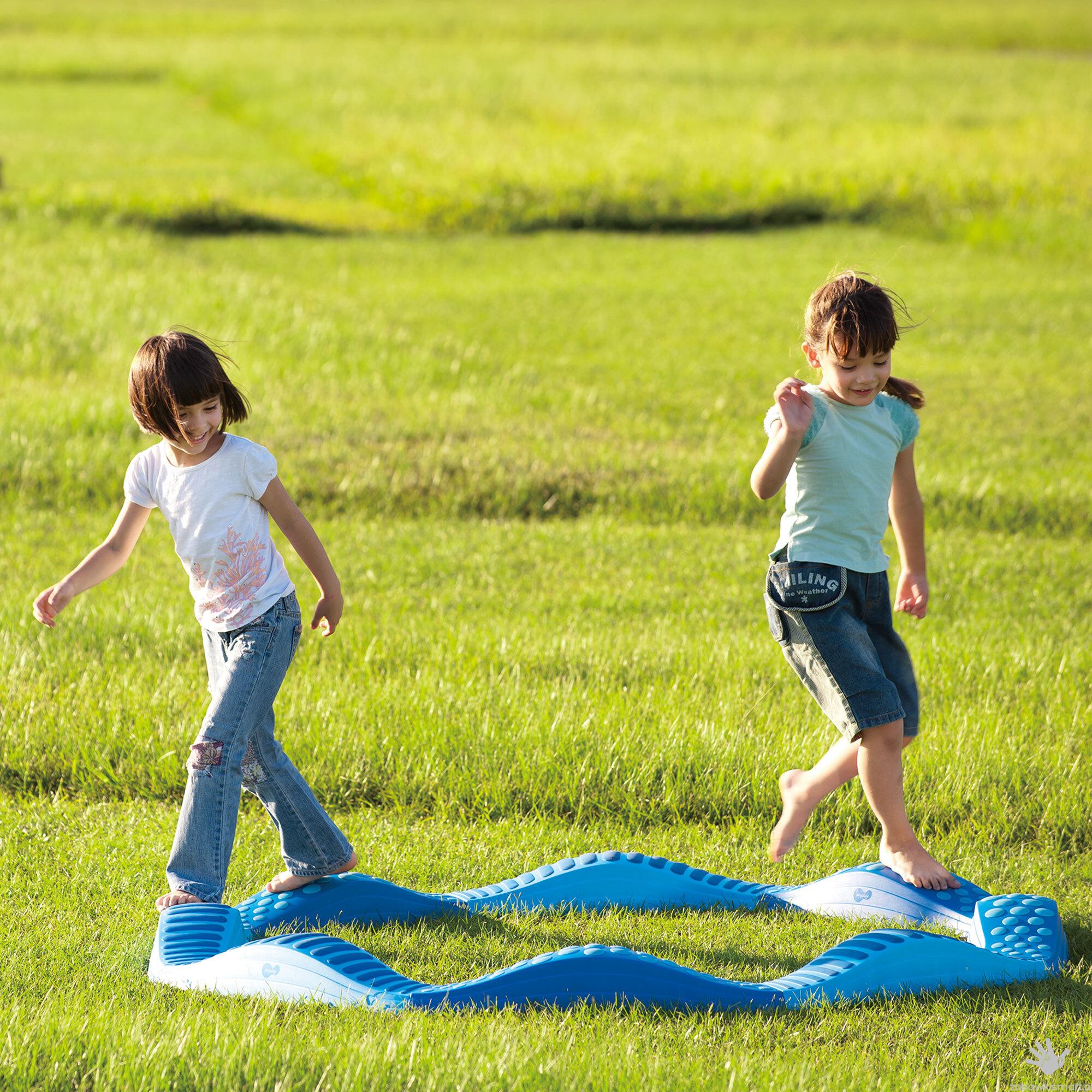 Ścieżka sensoryczna "Niebieskie Fale" Weplay- 8 elementów - obrazek 2