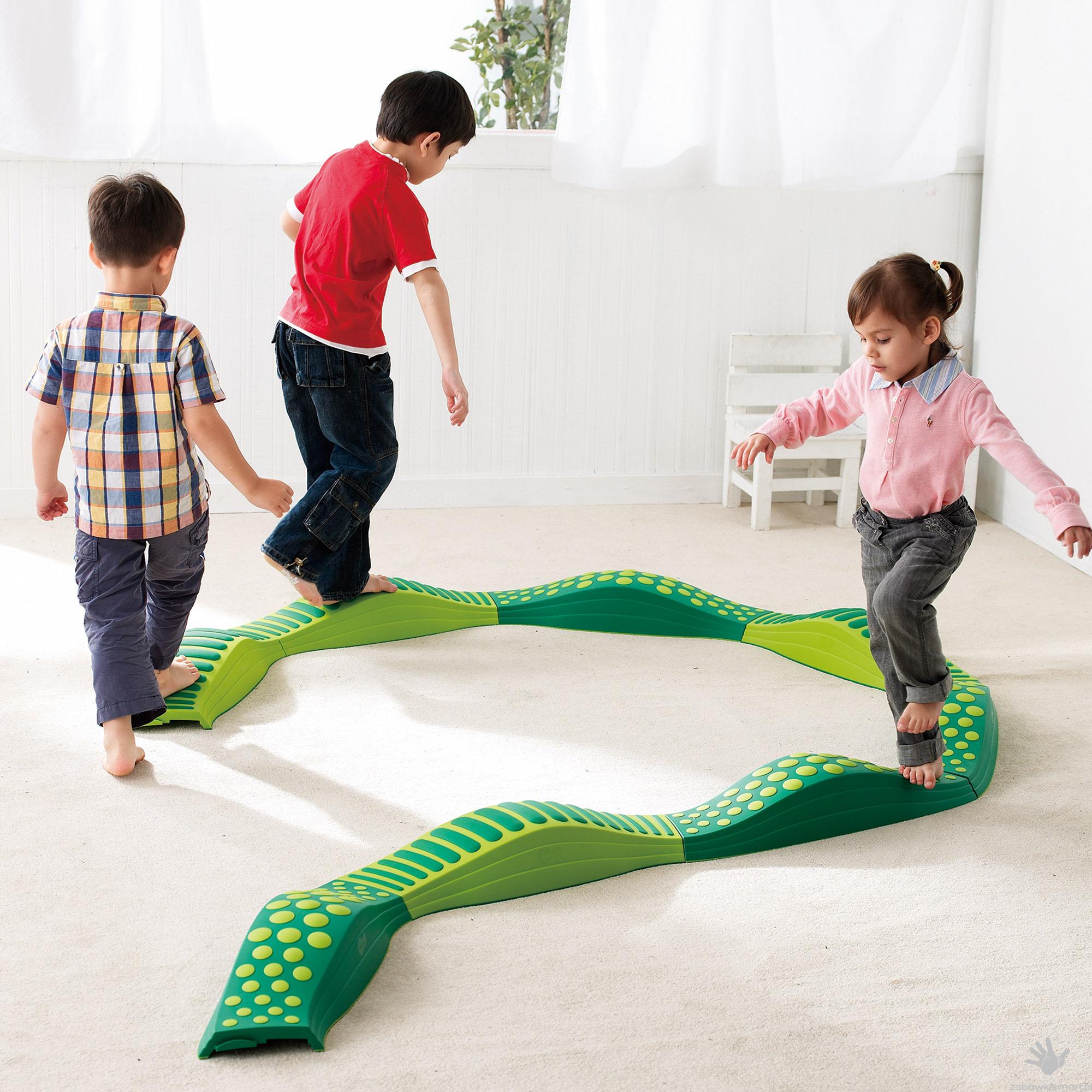 Ścieżka sensoryczna "Zielone Fale" Weplay- 8 elementów