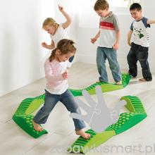 Duża rzeka z kamieniami, ścieżka sensoryczna Weplay- 14 elementów- zielona - obrazek 3