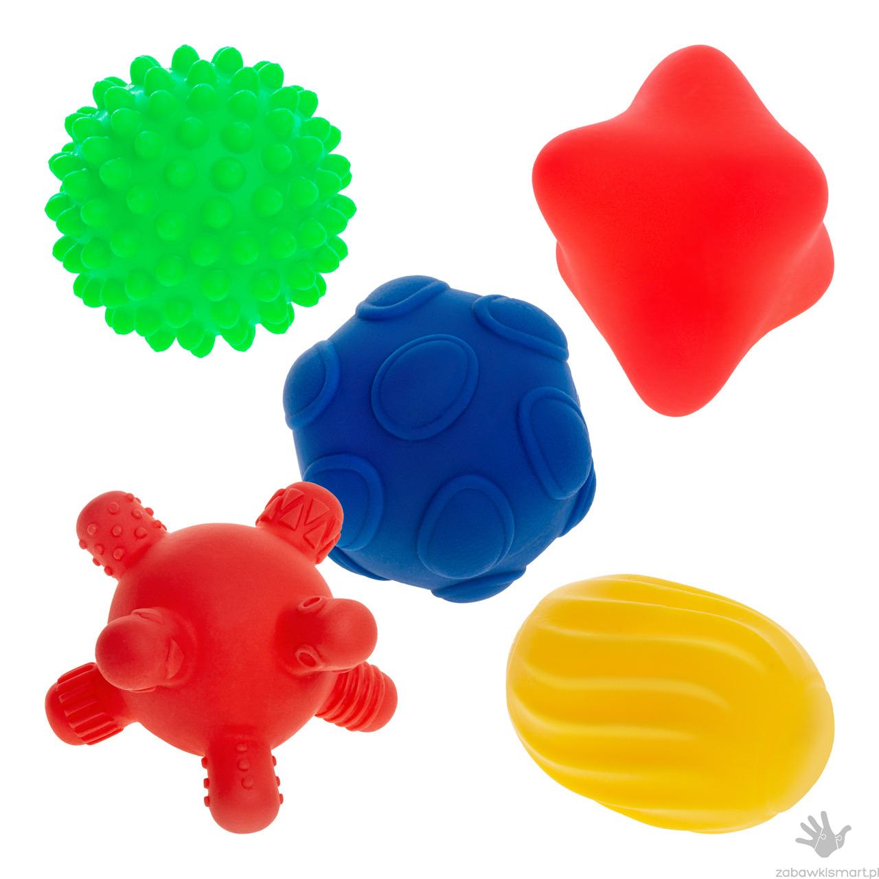 Sensoryczne piłki Tullo- zestaw 5 szt. - obrazek 2