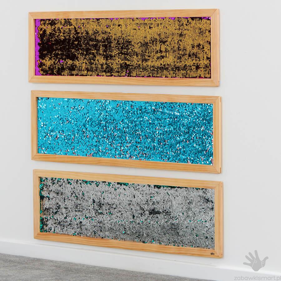 Sensoryczny panel ścienny TTS- srebrny - obrazek 2