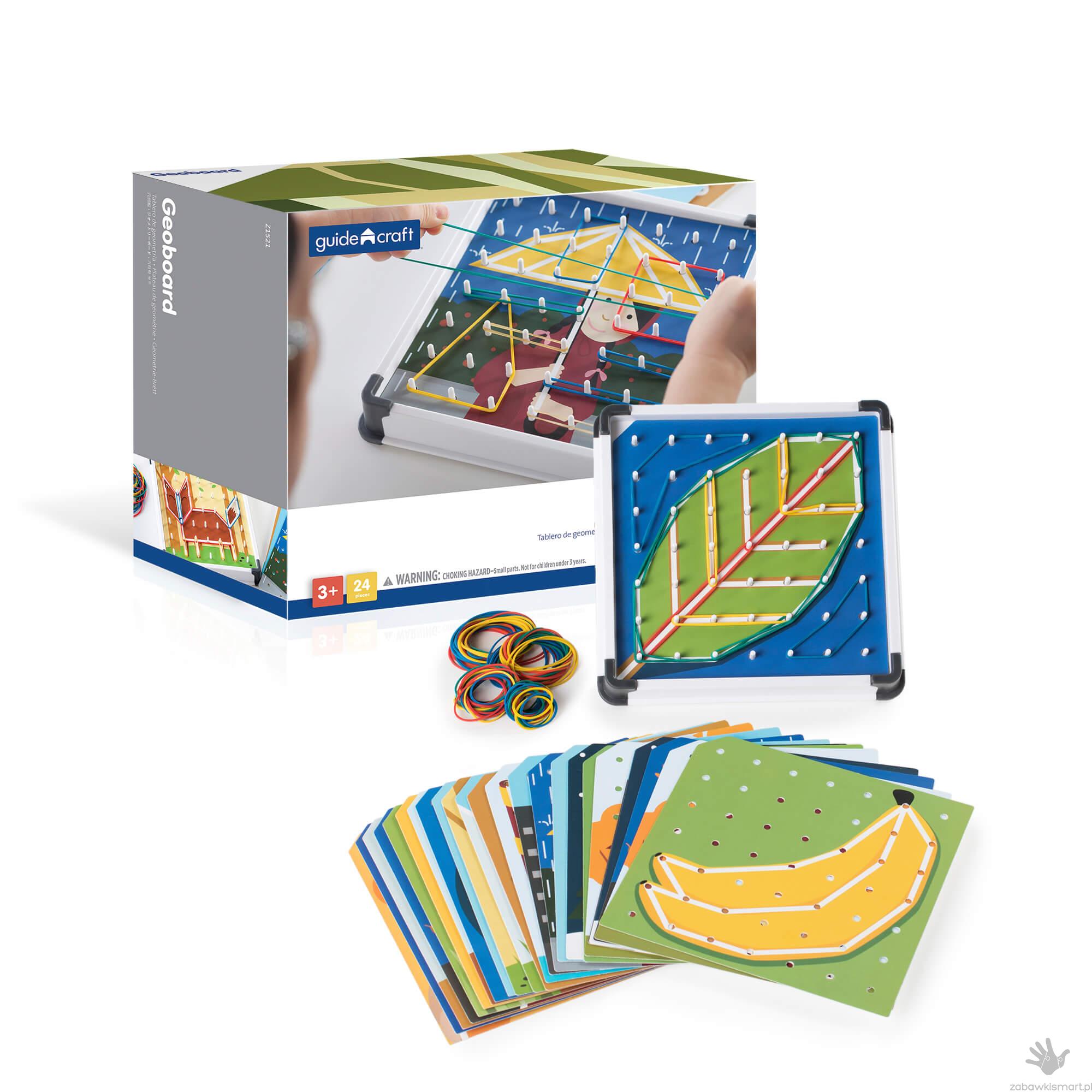 Zabawka manipulacyjna GuideCraft- Geo Boards - obrazek 2