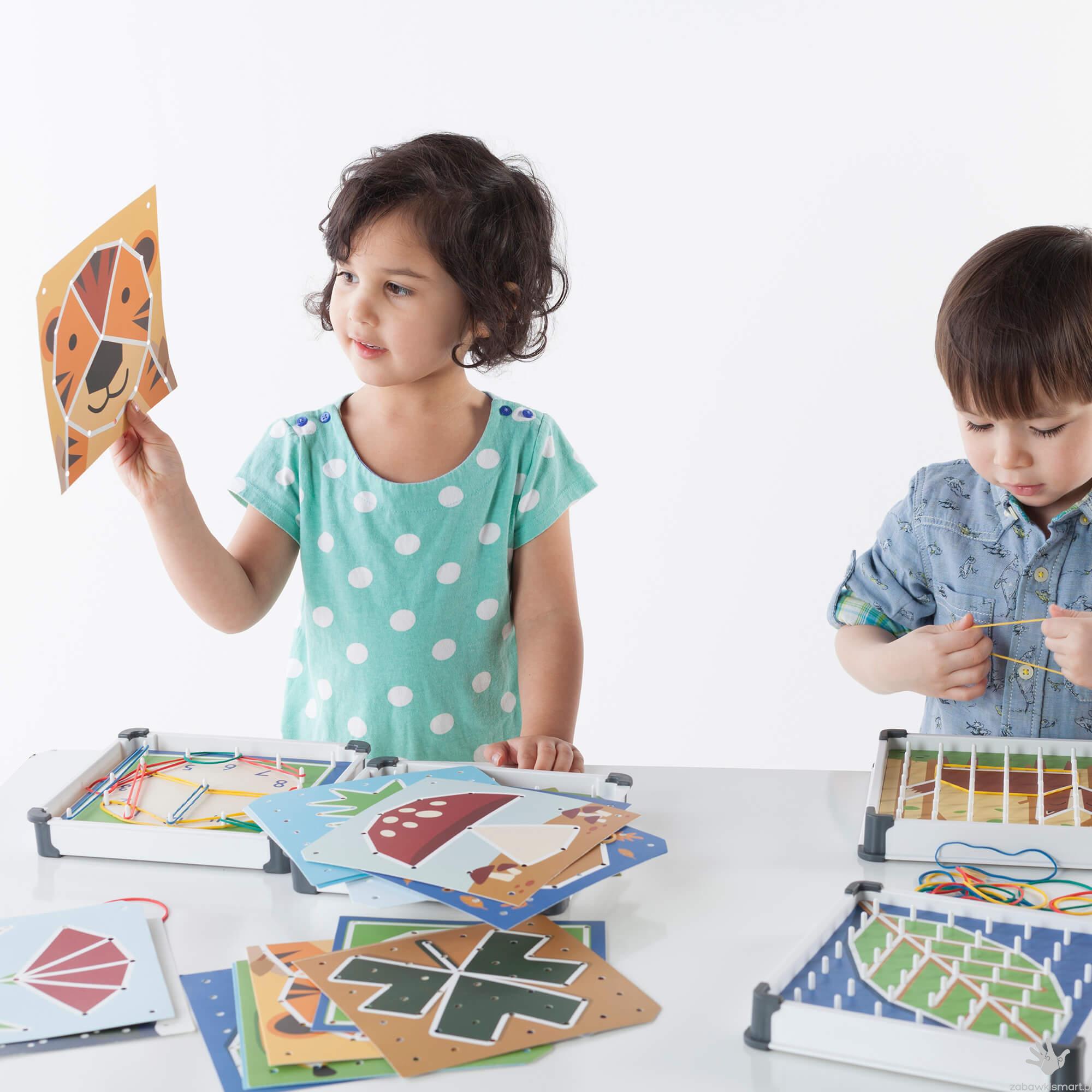 Zabawka manipulacyjna GuideCraft- Geo Boards - obrazek 6