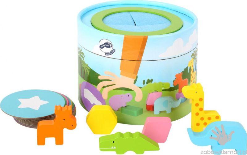 Dotykowe memo w pudełku- Safari- Small Foot - obrazek 2