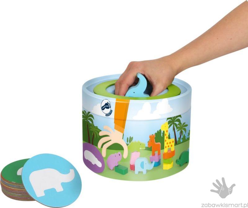 Dotykowe memo w pudełku- Safari- Small Foot