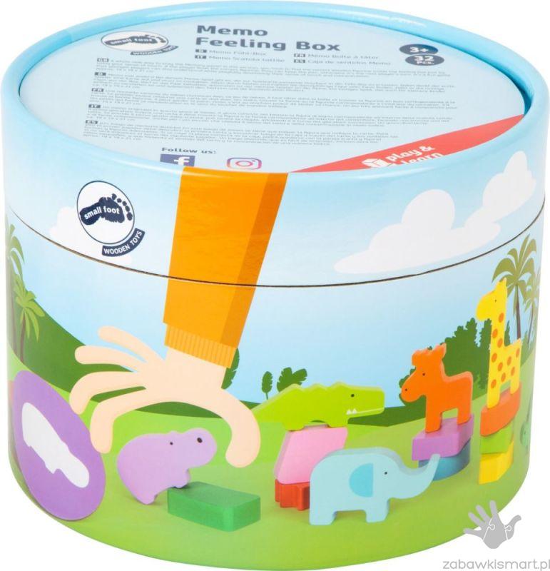 Dotykowe memo w pudełku- Safari- Small Foot - obrazek 3