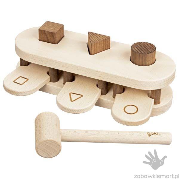 Przebijanka z kształtami- Goki Nature