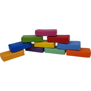 Super cegły- kształtki rehabilitacyjne- zestaw 10 szt.