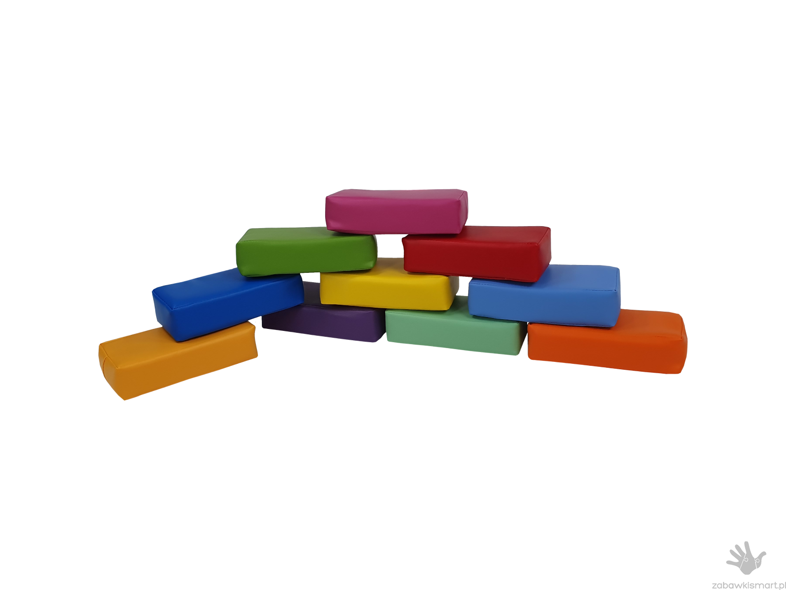 Super cegły- kształtki rehabilitacyjne- zestaw 10 szt.