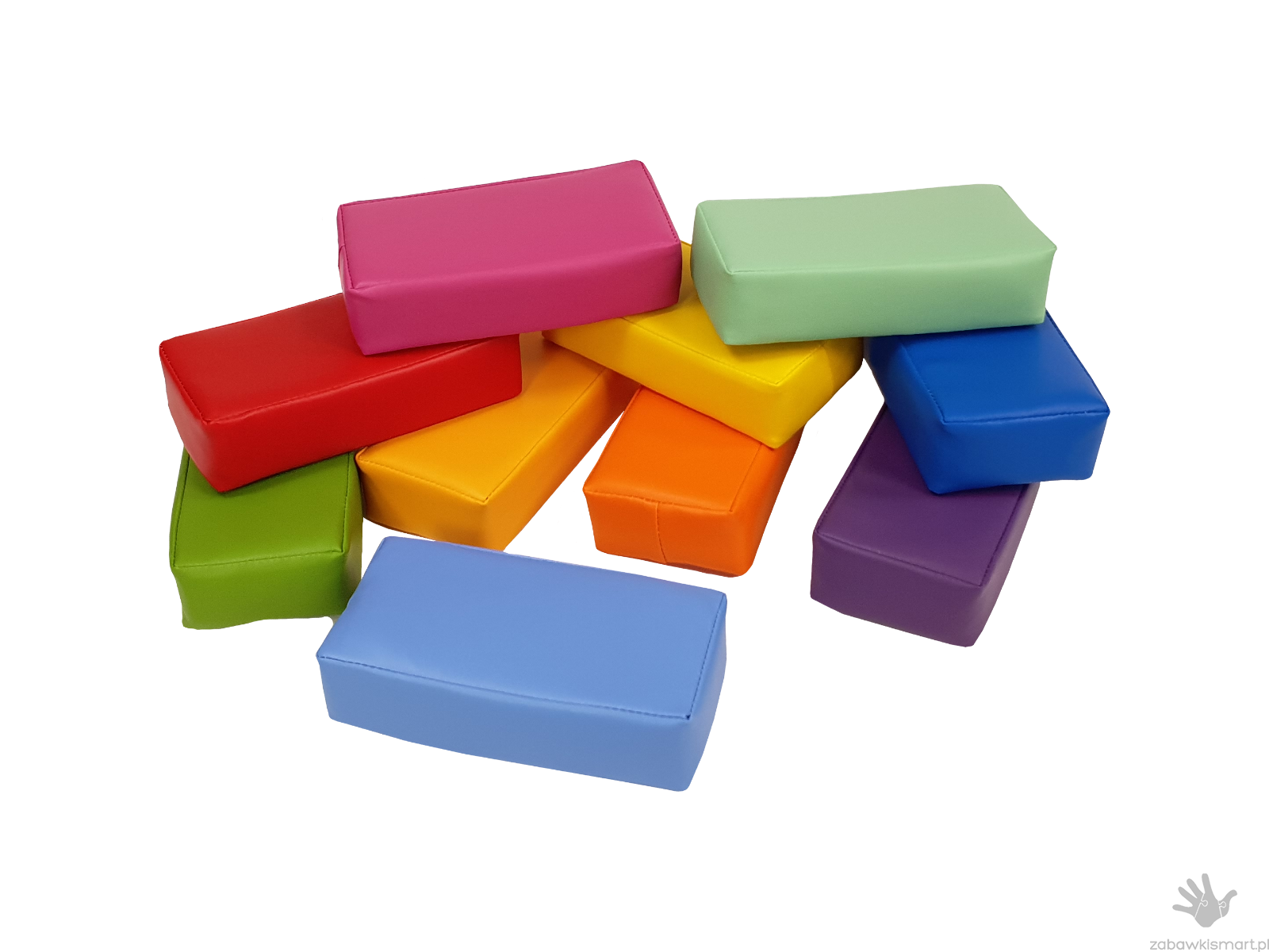 Super cegły- kształtki rehabilitacyjne- zestaw 10 szt. - obrazek 3