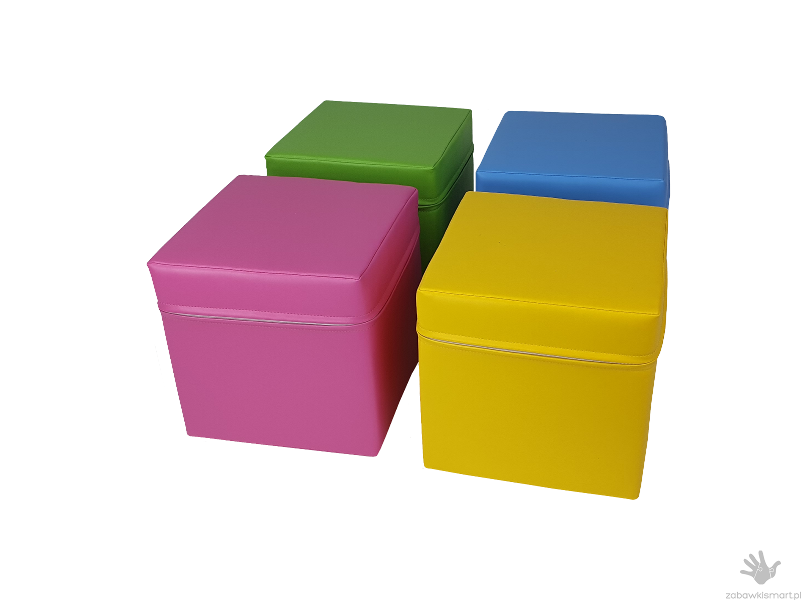 Siedziska z pianki- kształtki rehabilitacyjne- zestaw kostek 4 szt. - obrazek 2