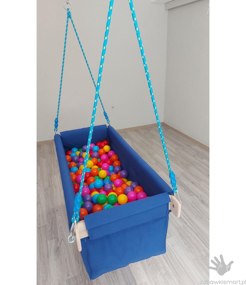 Łódka XXL bez piłeczek- podwieszany basen