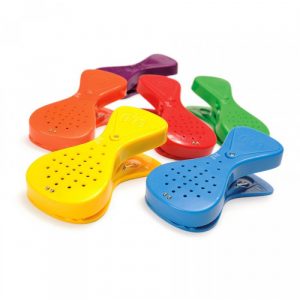 Ogromne kolorowe spinacze do nagrywania TTS