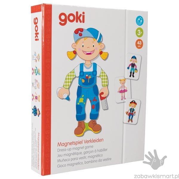 Układanka magnetyczna GOKI- Ubierz dziewczynkę - obrazek 2