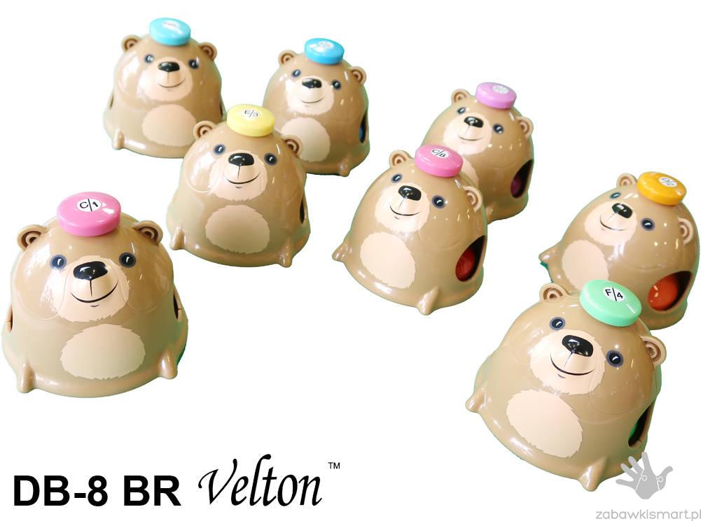 Dzwonki edukacyjne diatoniczne naciskane- zestaw MISIE Velton - obrazek 4