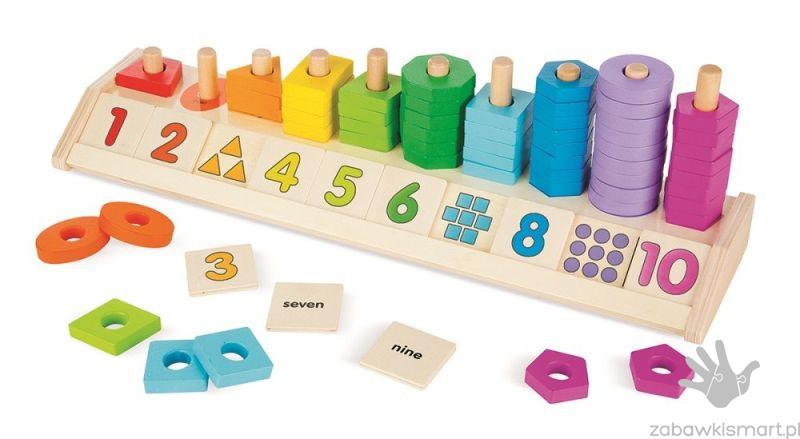Układanka Melissa & Doug- nauka liczenia, kształty, kolory - obrazek 2