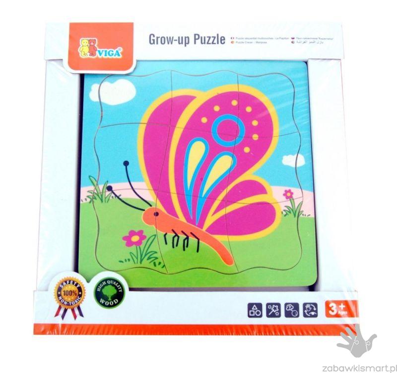 Układanka warstwowa Viga- Motyl - obrazek 3