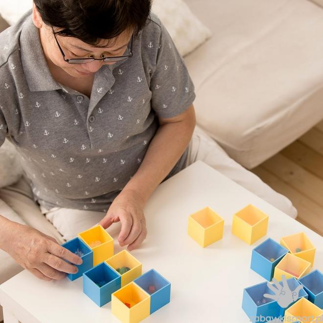 Plastikowe dźwiękowe klocki- gra memo Weplay - obrazek 5