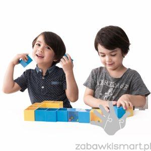 Plastikowe dźwiękowe klocki- gra memo Weplay