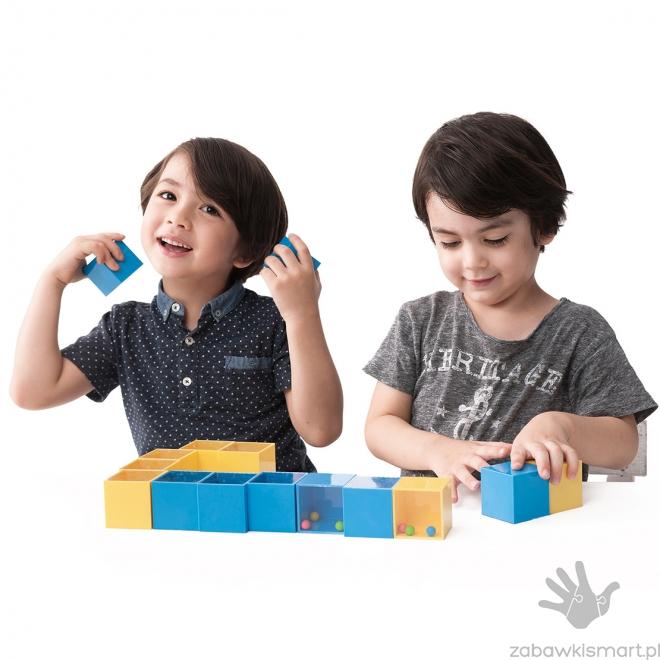 Plastikowe dźwiękowe klocki- gra memo Weplay