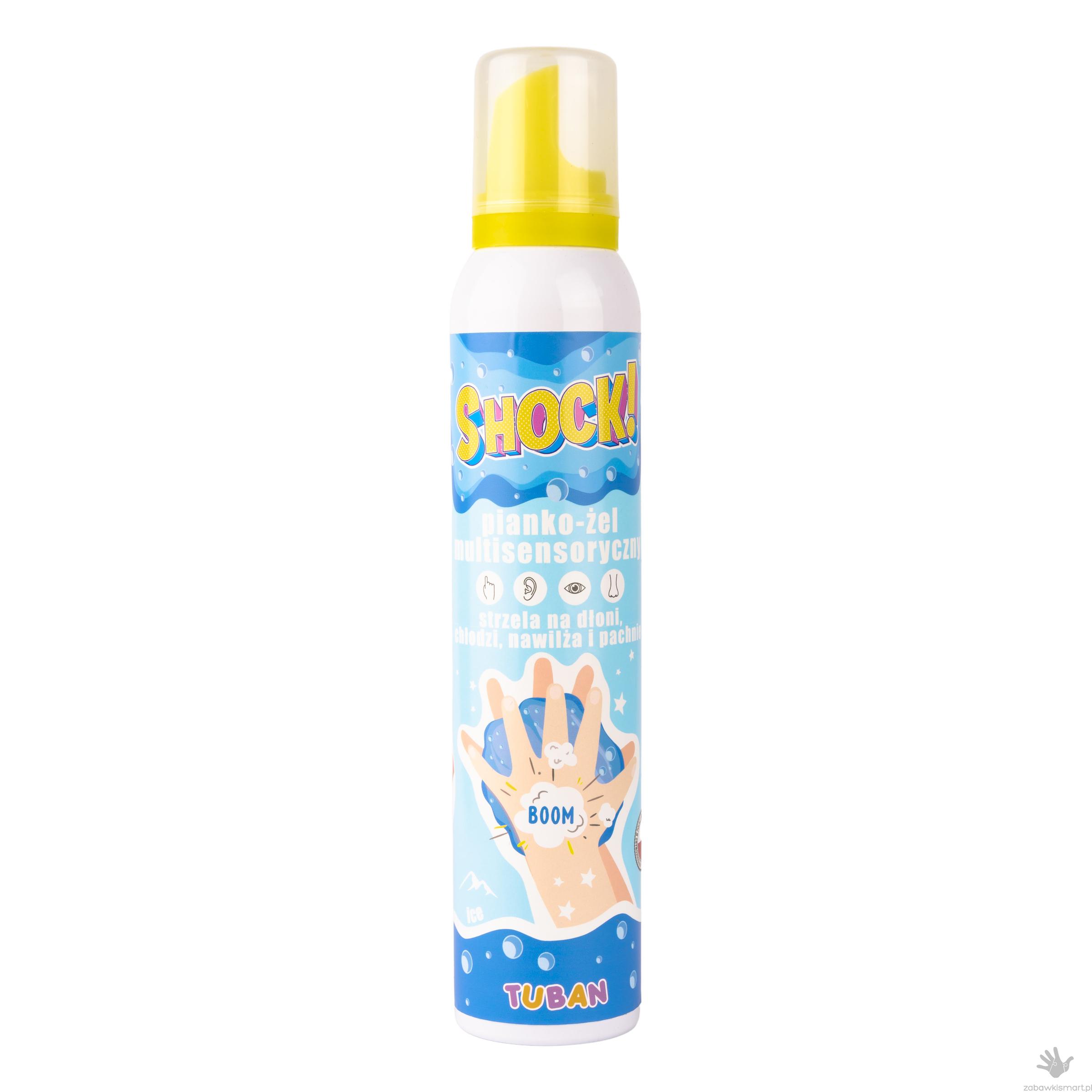 SHOCK– multisensoryczny pianko- żel Tuban- ICE 200 ml