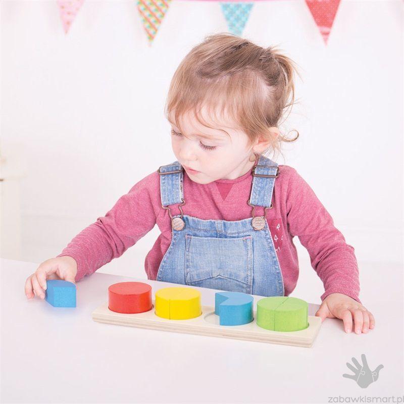 Układanka do nauki ułamków Small Foot (Legler)